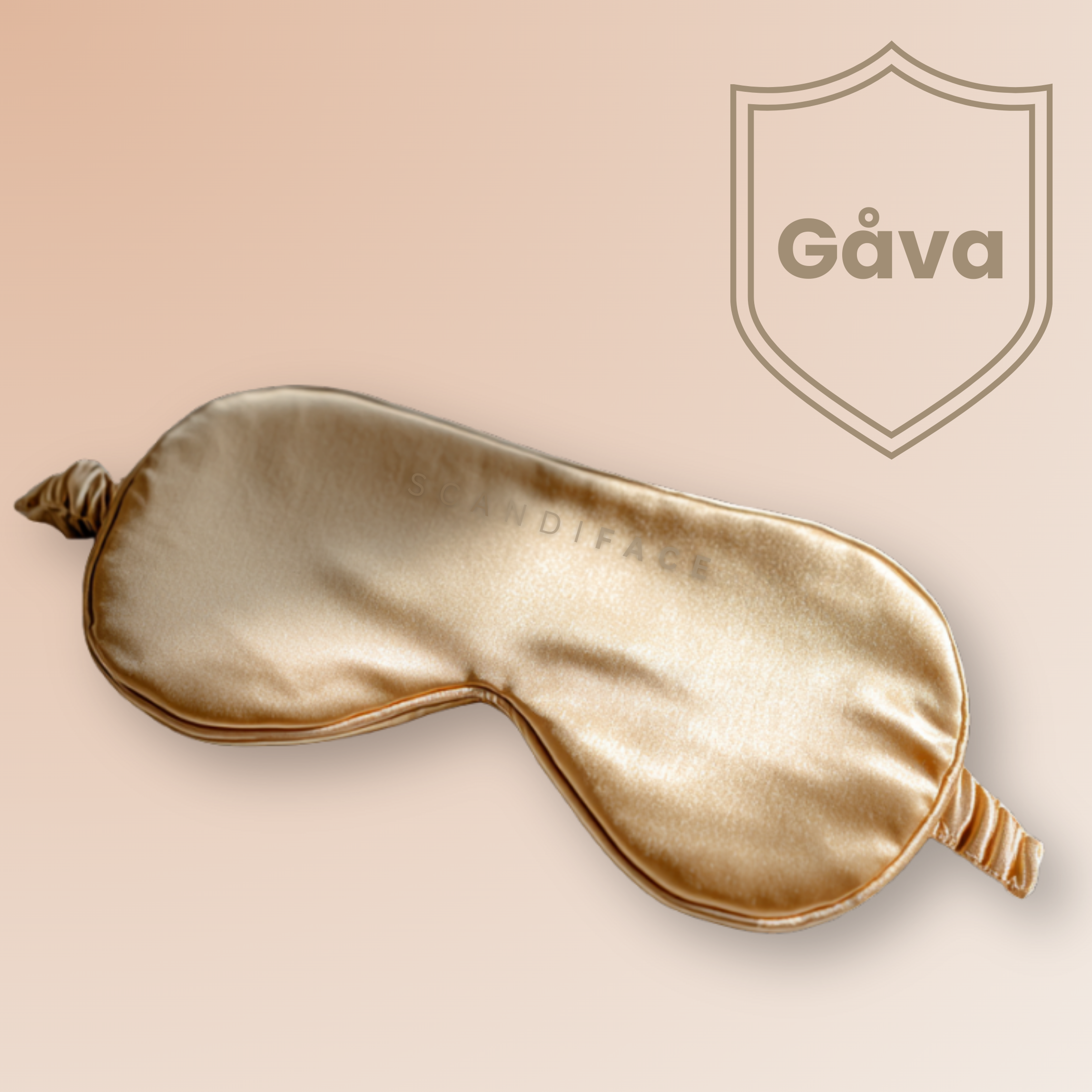 Eksklusiv gave: SCANDIFACE Mulberry Silk Sleepmask (værdi 459 SEK)