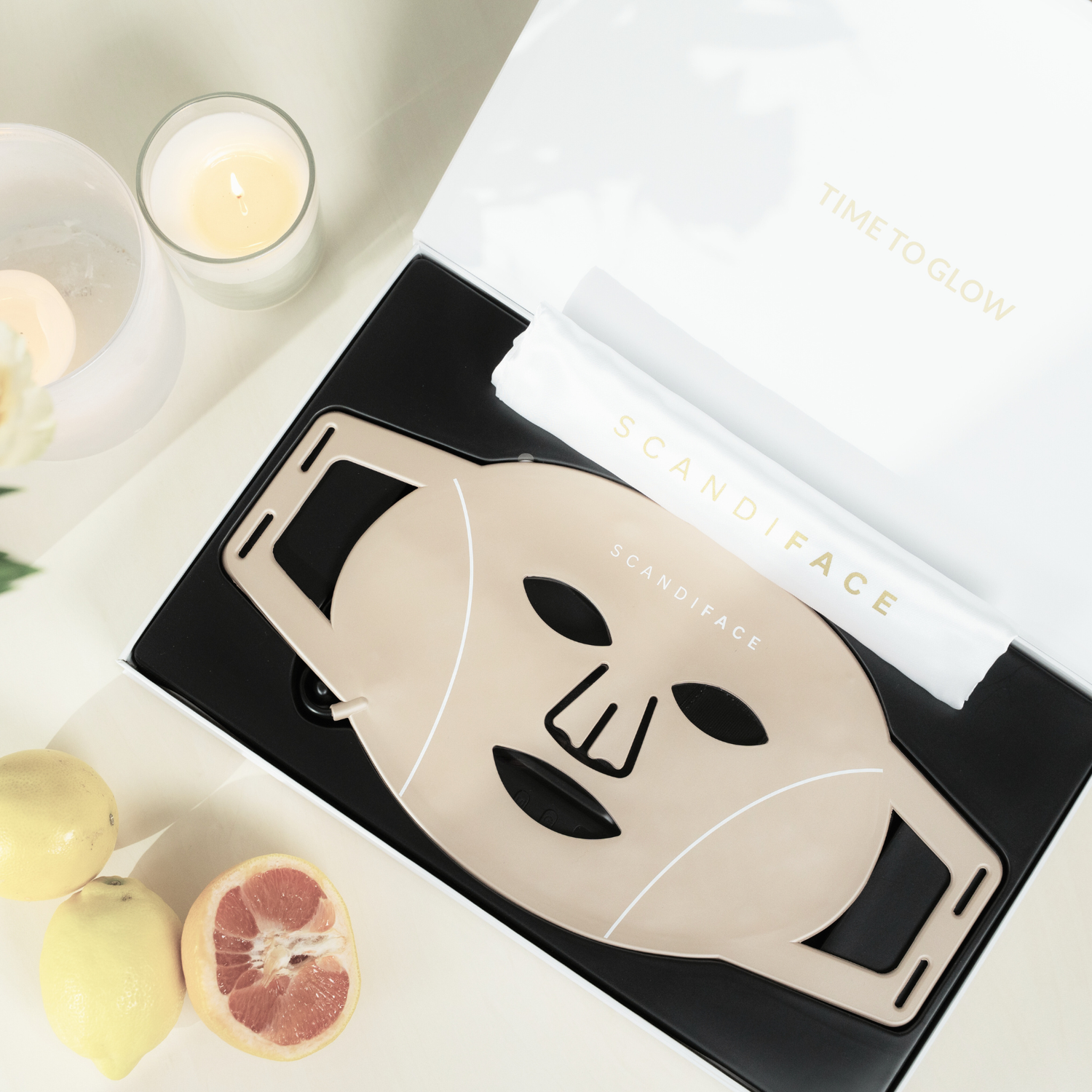 Skinboosting LED-maske