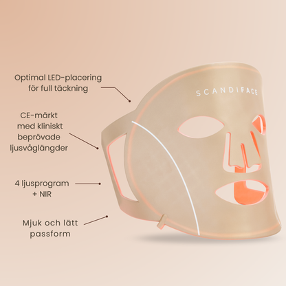 Skinboosting LED-maske