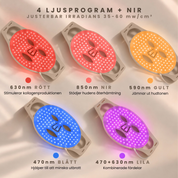 Skinboosting LED-maske